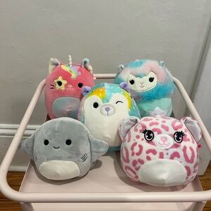 Squishmallow Bundle of 5 Plushies